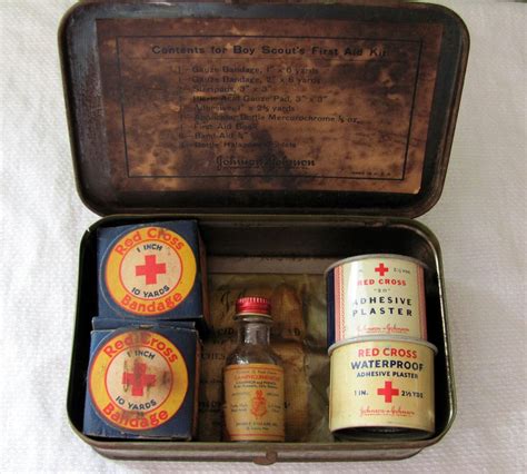 vintage first aid kits for boys